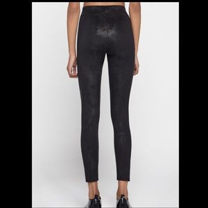 BCBGeneration Coated Foiled Scuba Knit Leggings